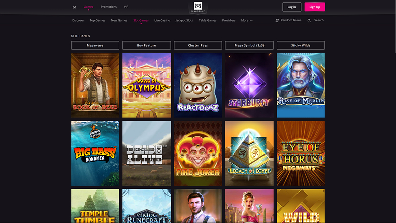 Playgrand Casino Desktop Games