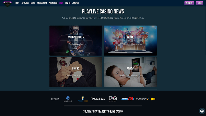 Noticias de escritorio del casino PlayLive