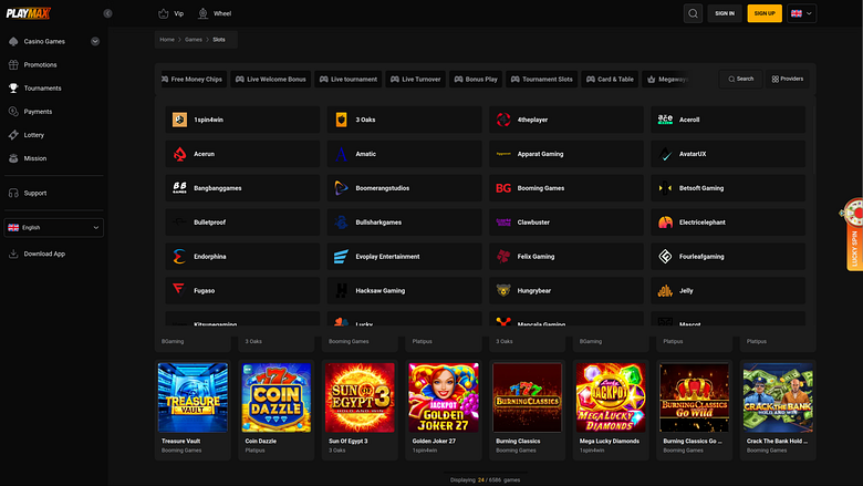 Разработчики настольных игр для казино PlayMax