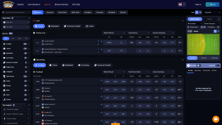 Casino Pokies2Go Deportes de escritorio