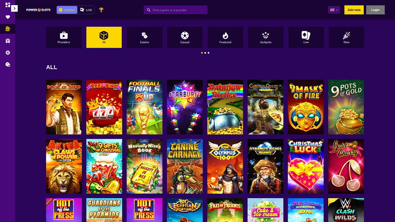 Jeux de casino Power Slots pour ordinateur