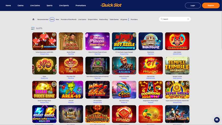 Игры для ПК в казино QuickSlot