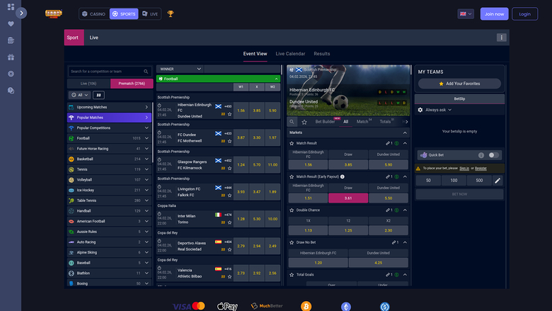 Quid Slots Casino Desktop Sport