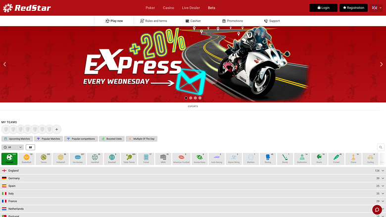 Paris sur ordinateur au casino Red Star