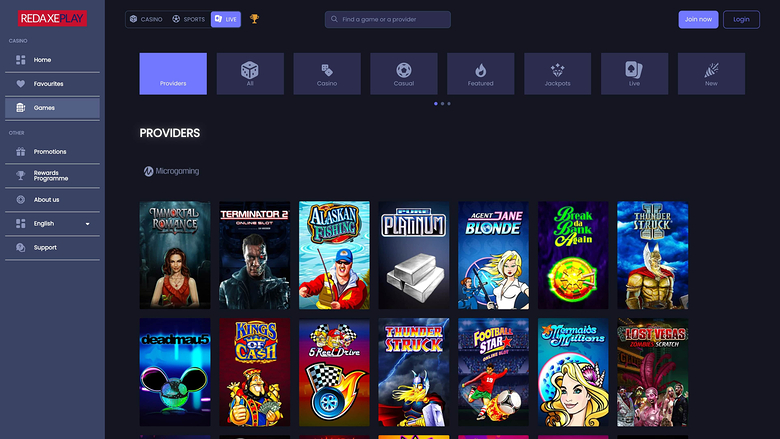 RedAxePlay Casino Desktop-Spieleentwickler