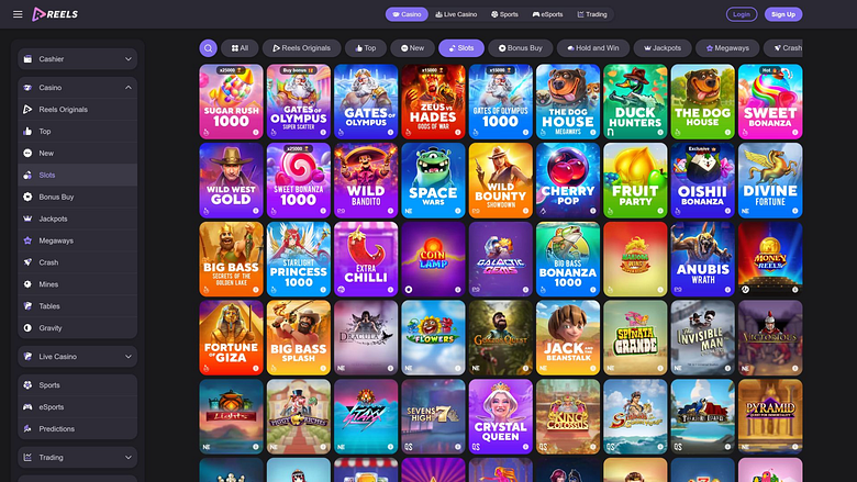 Игры для ПК в казино Reels.io
