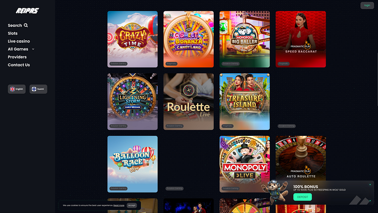 Breepas Casino Desktop Live Dealer
