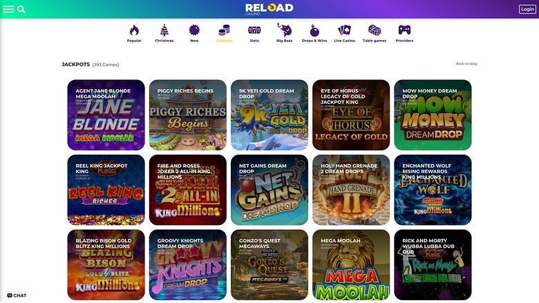 Recharger le jackpot du casino sur ordinateur