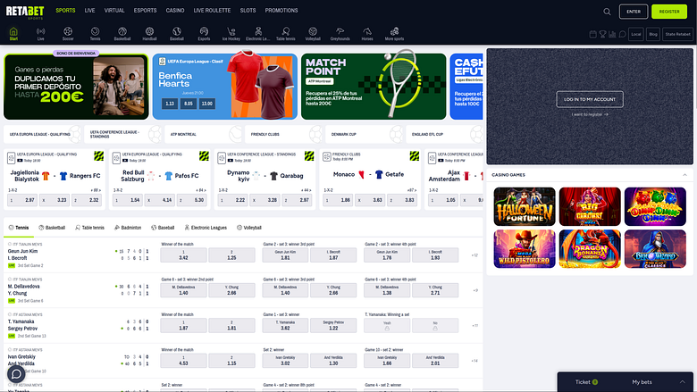 RetaBet Desktop Sports