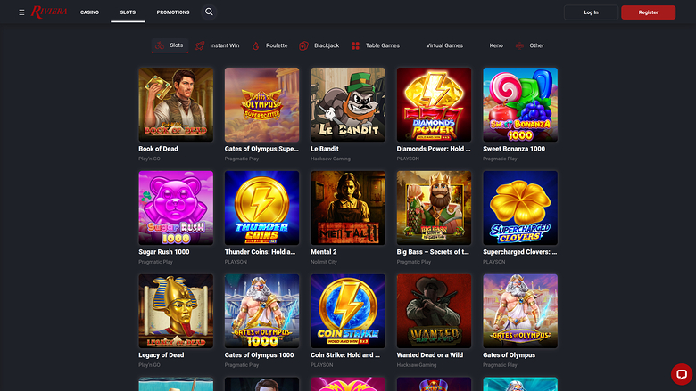 Riviera Casino Desktop Games