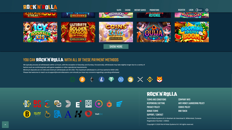 RockNRolla Casino Desktop Game Developers
