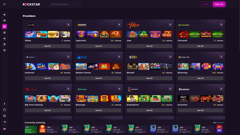 Rockstar Casino Desktop Game Developers