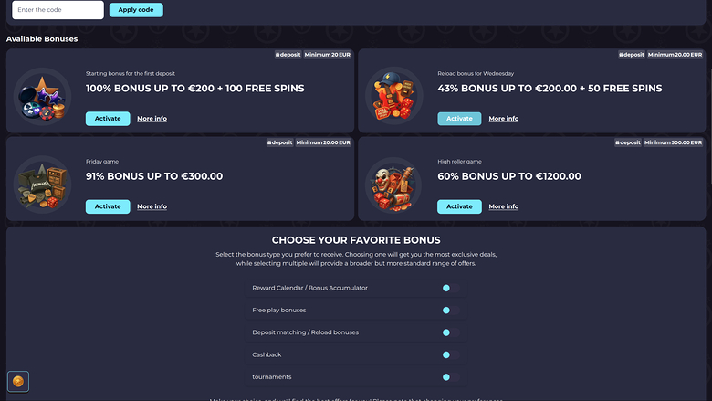 Promotions RockstarWin Casino sur ordinateur