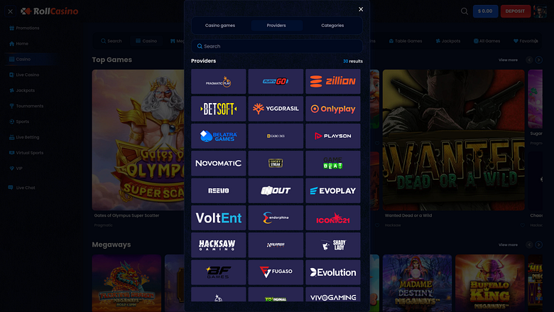 Разработчики настольных игр RollCasino