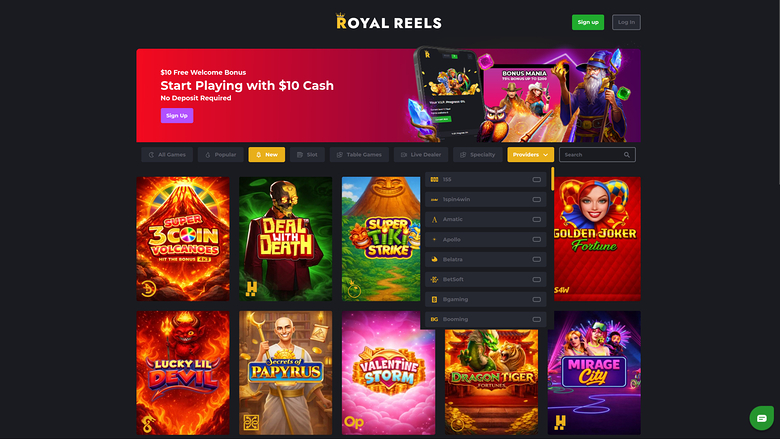 Royal Reels Casino Desktop Game Developers