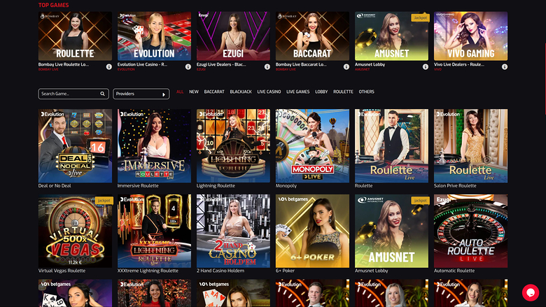 Casino Royal Stars sur ordinateur avec croupier en direct