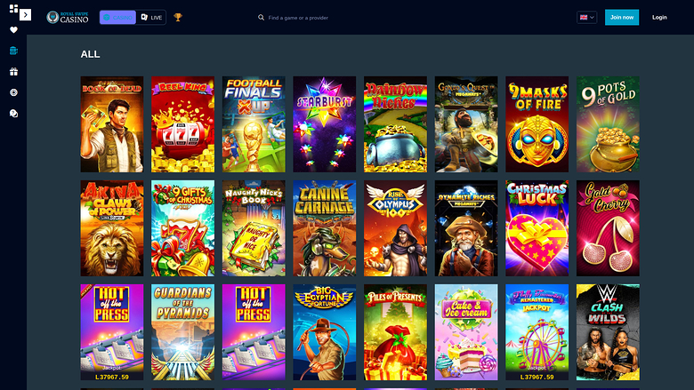 Jeux de casino Royal Swipe sur ordinateur