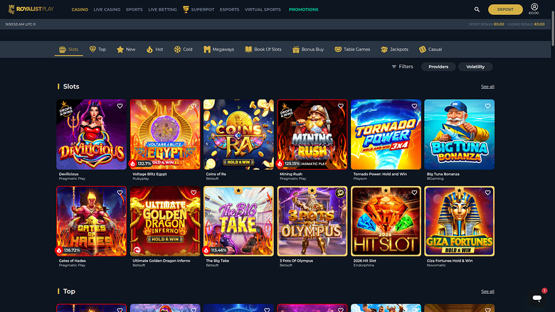 Royalist Play Casino Desktop Games