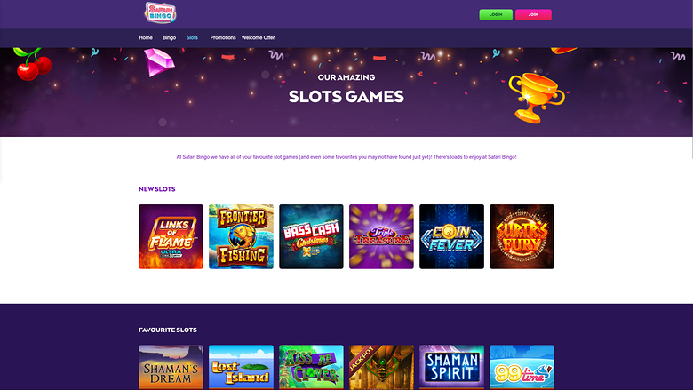 Jeux de casino Safari Bingo sur ordinateur