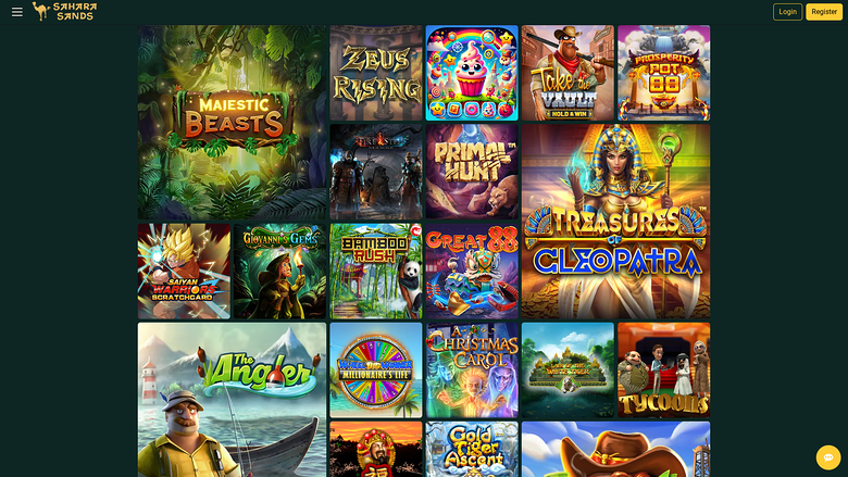 Juegos de escritorio de Sahara Sands Casino