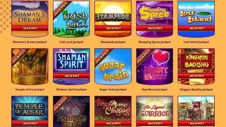 Jackpot desktop di Sailor Bingo