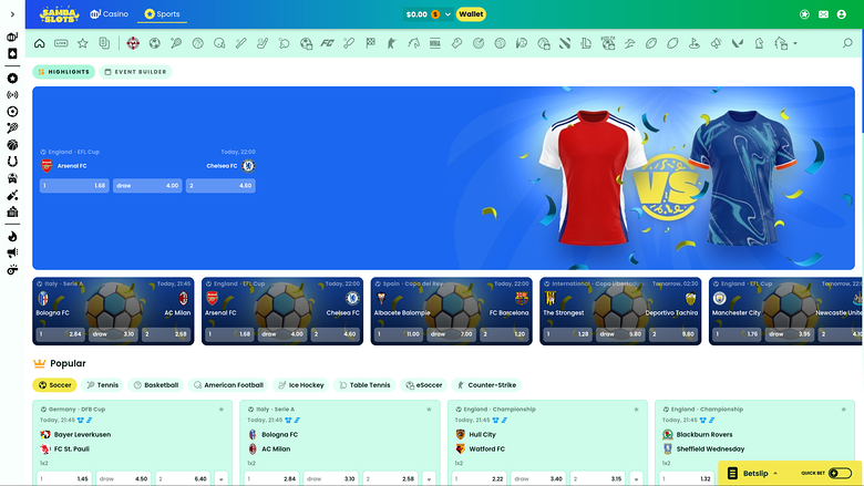 Samba Slots Casino Desktop Sports