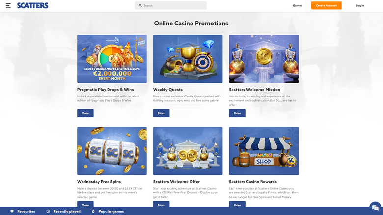 Promotions de bureau de Scatters