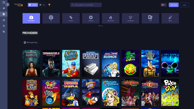 Sviluppatori di giochi desktop di Scorching Slots Casino