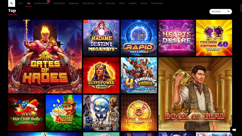 Jeux de casino SELECT.bet pour ordinateur