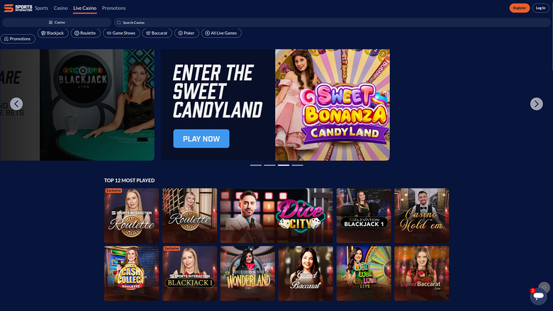 Croupier en direct de bureau SIA Casino