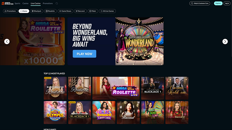 SIA Casino Desktop Live Dealer