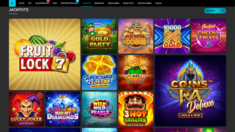 Bote de SilverPlay Casino en escritorio