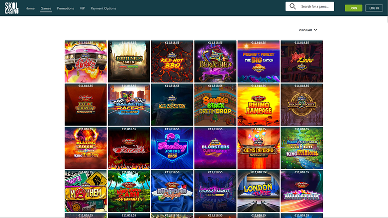 Bote de escritorio de SkolCasino