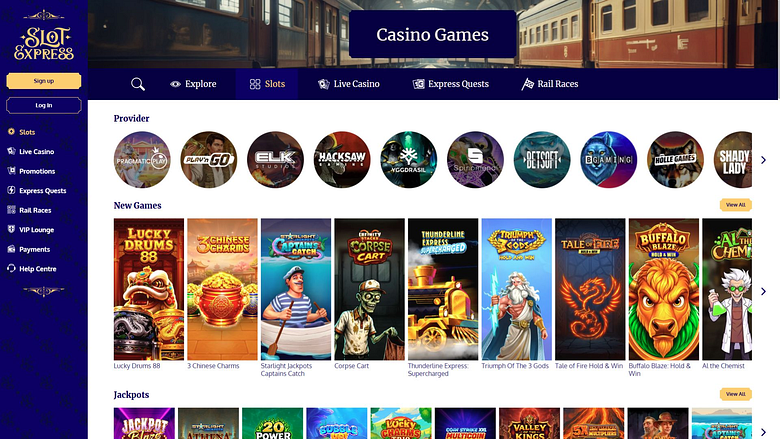 Desarrolladores de juegos de escritorio para casinos Slot Express