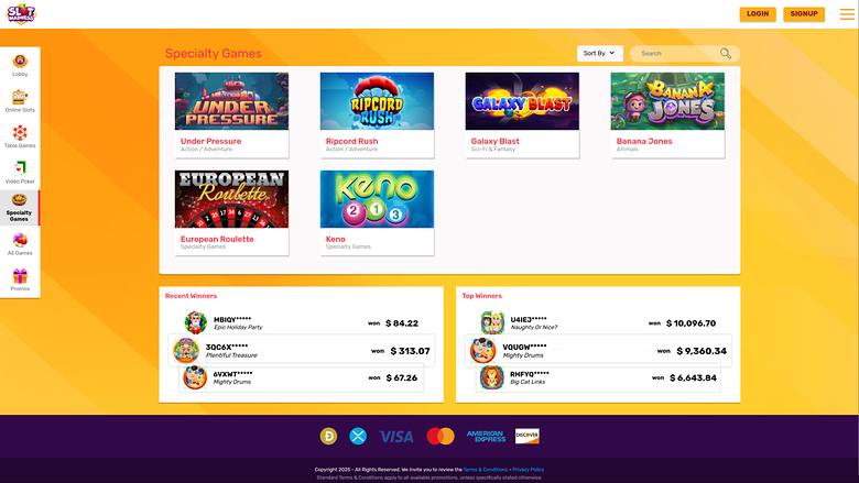 Специальные игры Slot Madness Casino для ПК