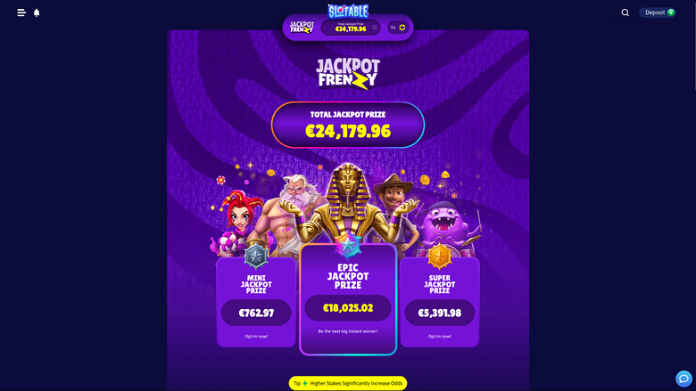 Jackpot de casino sur ordinateur à machines à sous