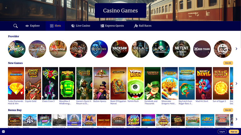 Slot Express Casino-Spieleentwickler