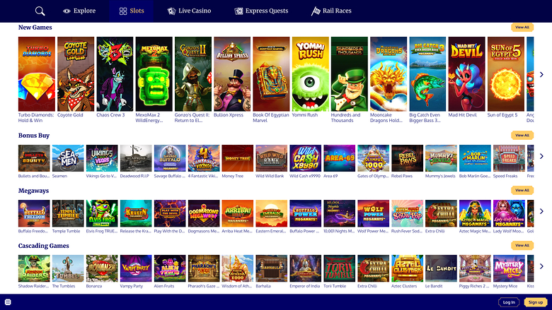 Slot Express Casino-Spiele