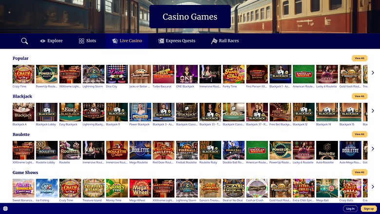 Slot Express Casino Live-Dealer