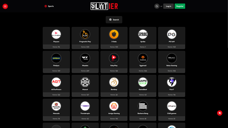 Desarrolladores de juegos de escritorio de Slotier Casino