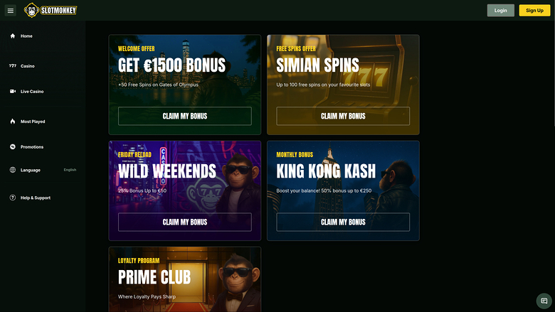 SlotMonkey Casino Promotions