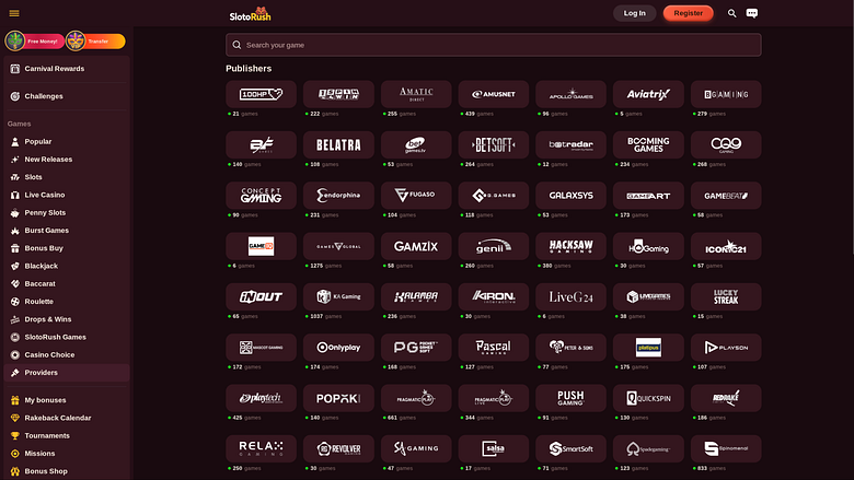Sviluppatori di giochi per computer SlotoRush
