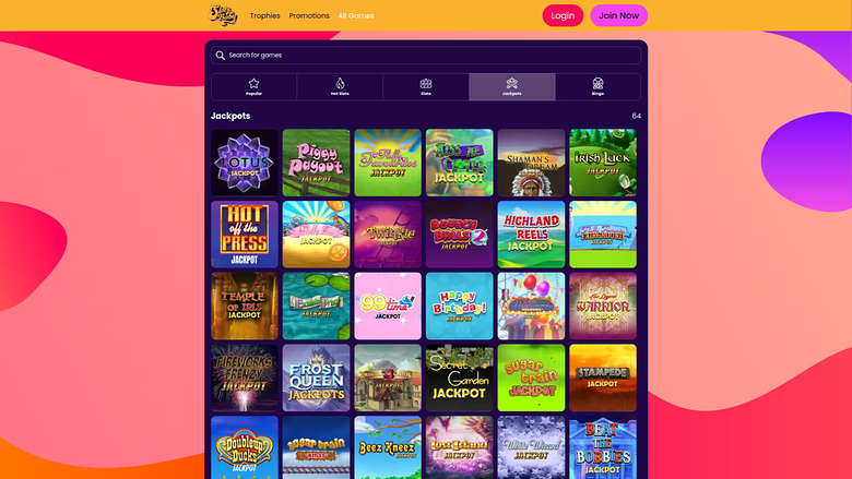Jackpot sur bureau de Slots Baby Casino