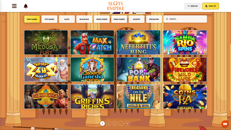 Slots Empire Casino Desktop Games