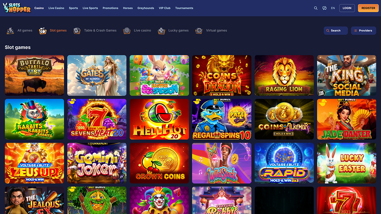 SlotsHopper Casino-Spiele