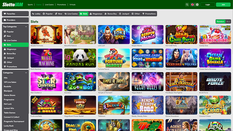 Jeux de bureau SlottoJam Casino