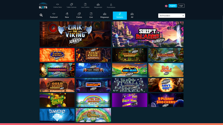Slotty Slots Casino Desktop-Sofortspiele