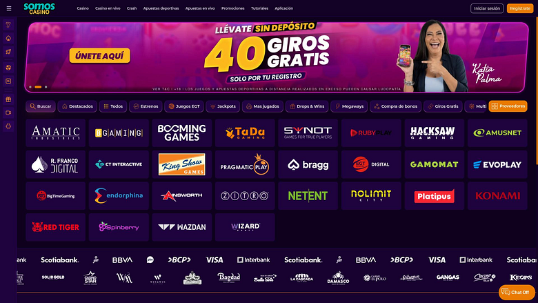 Somos Casino Desktop-Spieleentwickler