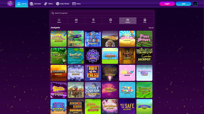 Bote de escritorio de Space Wins Casino