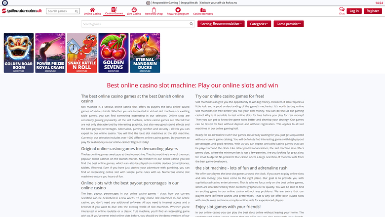 Machine à sous de casino sur ordinateur avec jackpot